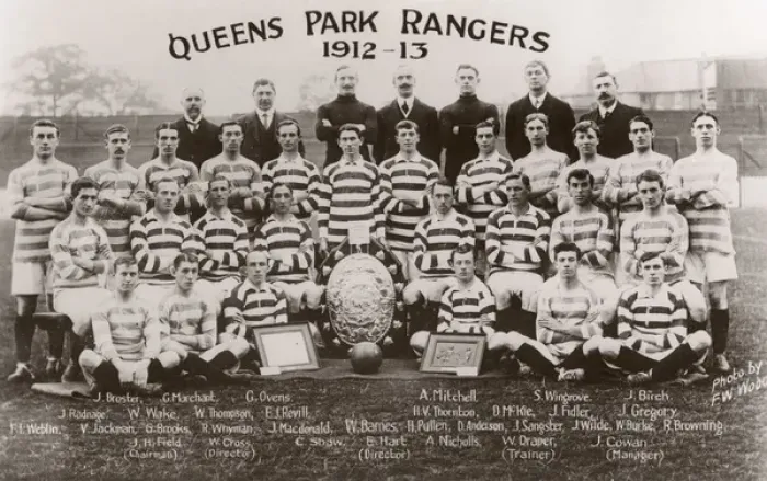 Framed Print : Queens Park Rangers FC football team Framed Print : Queens Park Rangers FC football team