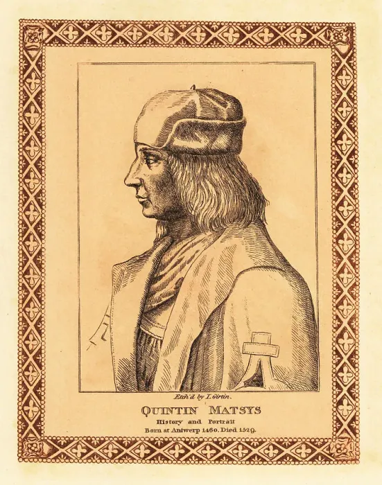 Framed Print : Quentin Matsys, Flemish history painter and portraitist Framed Print : Quentin Matsys, Flemish history painter and portraitist