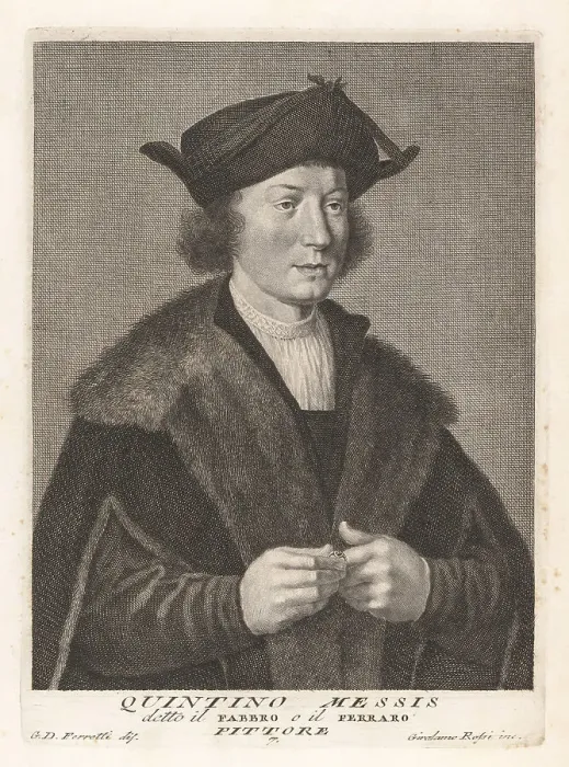 Framed Print : Quentin Matsys, Flemish painter in the Early Netherlandish tradi Framed Print : Quentin Matsys, Flemish painter in the Early Netherlandish tradi