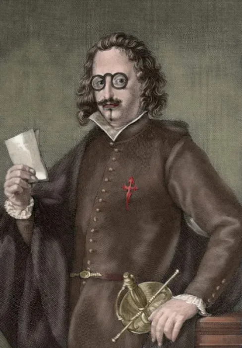 Framed Print : Quevedo y Villegas, Francisco de (1580-1645). Spanish writer Framed Print : Quevedo y Villegas, Francisco de (1580-1645). Spanish writer
