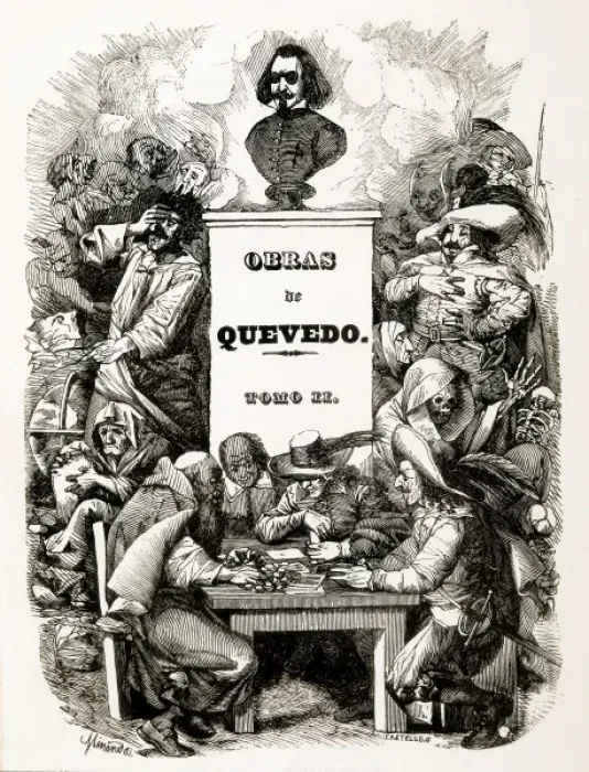 Framed Print : QUEVEDO y VILLEGAS, Francisco de (1580-1645) Framed Print : QUEVEDO y VILLEGAS, Francisco de (1580-1645)