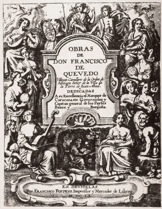 Framed Print : QUEVEDO y VILLEGAS, Francisco de (1580-1645)
