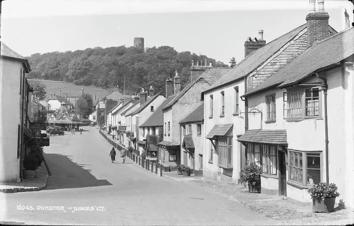 Framed Print : A Quiet Day in Dunster Framed Print : A Quiet Day in Dunster