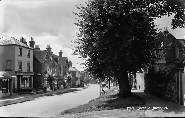 Framed Print : A Quiet Street in Lindfield Framed Print : A Quiet Street in Lindfield