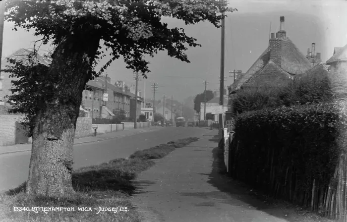 Framed Print : A Quiet Street in Littlehampton Framed Print : A Quiet Street in Littlehampton