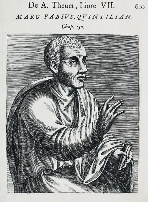 Framed Print : Quintillian ( 35 - after 96). Roman rhetorician Framed Print : Quintillian ( 35 - after 96). Roman rhetorician