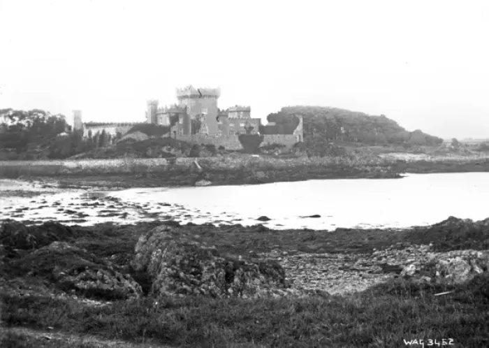 Framed Print : Quintin Castle viewed from the sea Framed Print : Quintin Castle viewed from the sea
