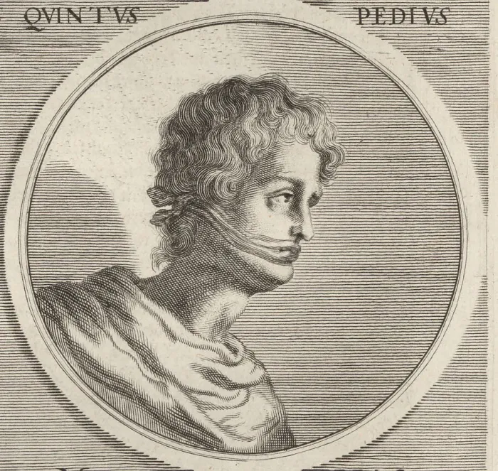 Framed Print : Quintus Pedius, mute Roman painter, died about 13 AD Framed Print : Quintus Pedius, mute Roman painter, died about 13 AD