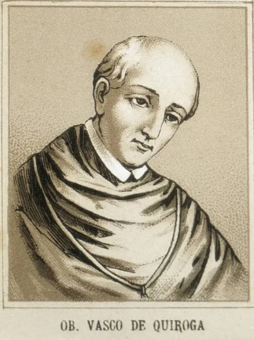 Framed Print : QUIROGA, Vasco de (1470-1565). First bishop of Michoacᮬ Framed Print : QUIROGA, Vasco de (1470-1565). First bishop of Michoacᮬ