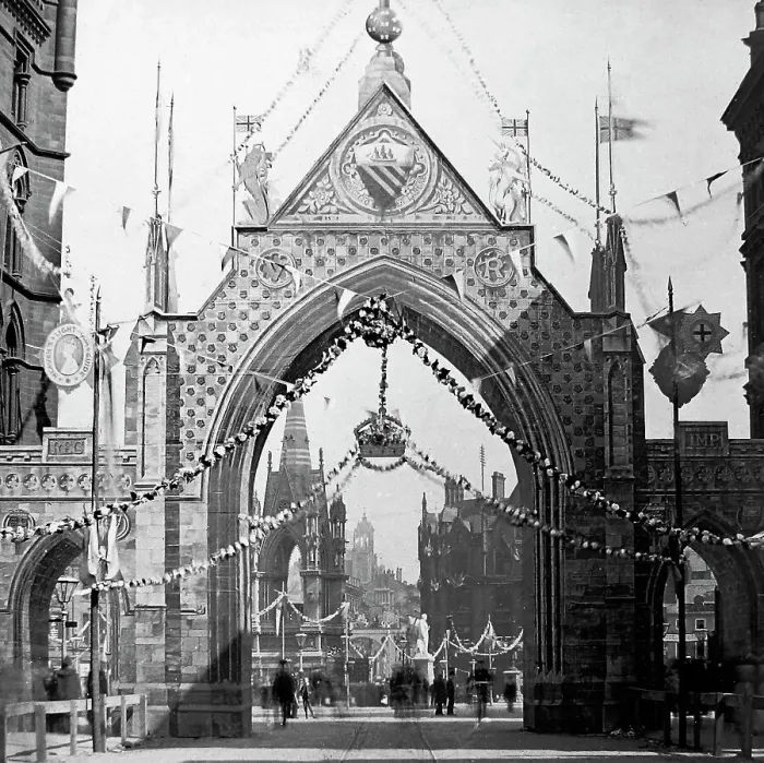 Framed Print : QV visit to, Manchester 21st may 1894 Framed Print : QV visit to, Manchester 21st may 1894