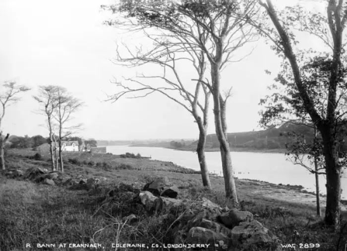 Framed Print : R. Bann at Crannagh, Coleraine, Co. Londonderry Framed Print : R. Bann at Crannagh, Coleraine, Co. Londonderry
