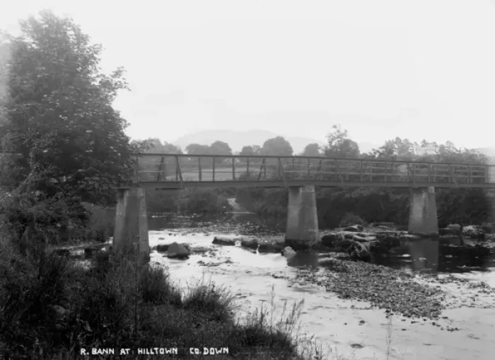 Framed Print : R. Bann at Hilltown, Co. Down