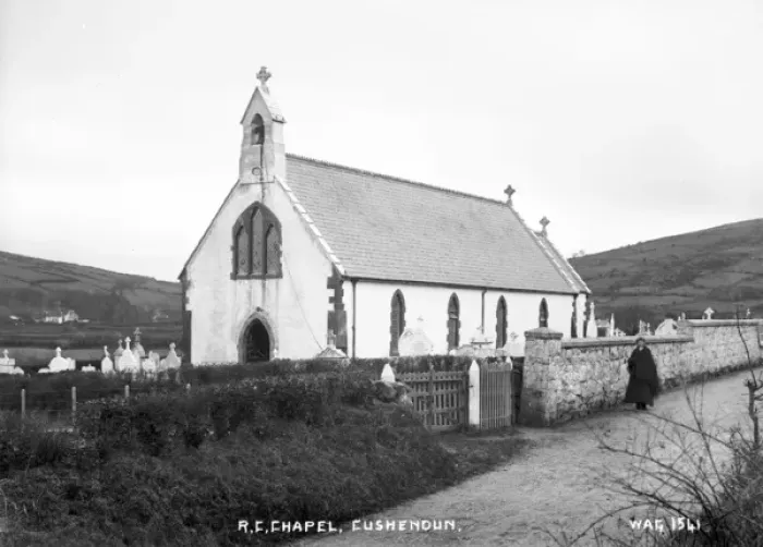 Framed Print : R. C. Chapel, Cushendun Framed Print : R. C. Chapel, Cushendun