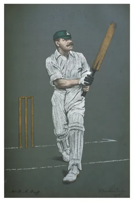 Framed Print : R a Duff - Cricketer Framed Print : R a Duff - Cricketer