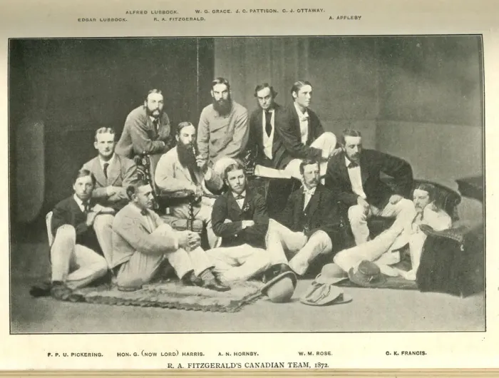 Framed Print : R A Fitzgeralds Canadian Cricket Team Framed Print : R A Fitzgeralds Canadian Cricket Team