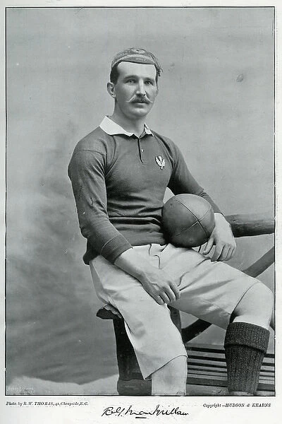 R G McMillan, London Scottish Rugby Football Captain