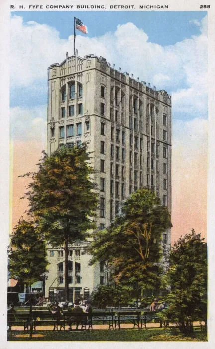 Framed Print : R H Fyfe Company building, Detroit, Michigan, USA Framed Print : R H Fyfe Company building, Detroit, Michigan, USA