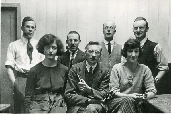 R. J. Mitchell?s original drawing office staff in 1923. ?