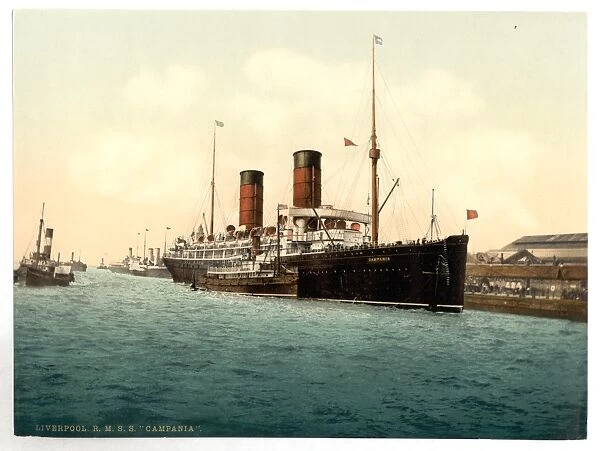 R. M. S. Campania in the Mersey