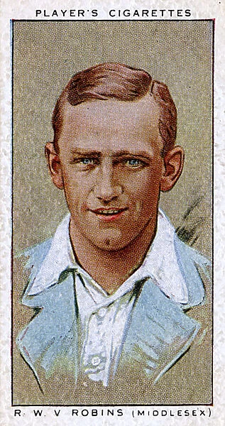 R W V Robins, Middlesex County and England cricketer