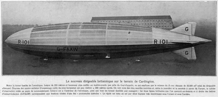 Framed Print : R101 at Cardington - 3 Framed Print : R101 at Cardington - 3