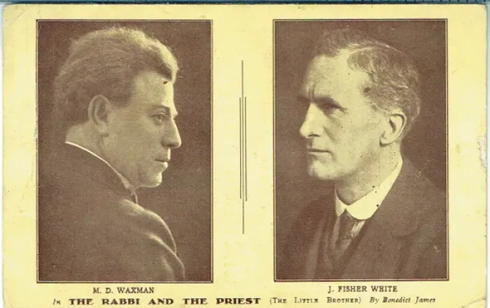 Framed Print : The Rabbi and the Priest by Benedict James Framed Print : The Rabbi and the Priest by Benedict James