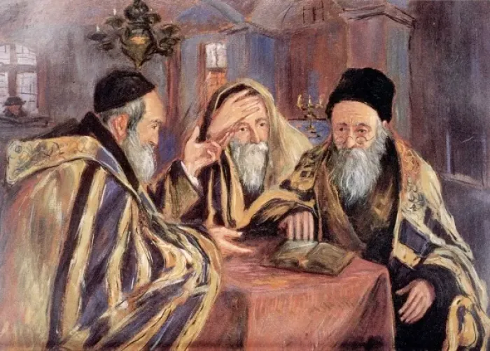 Framed Print : Three Rabbis / Markowicz Framed Print : Three Rabbis / Markowicz
