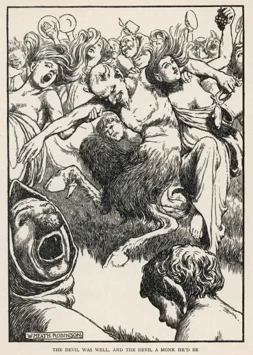 Framed Print : Rabelais / Gargantua / Devil Framed Print : Rabelais / Gargantua / Devil