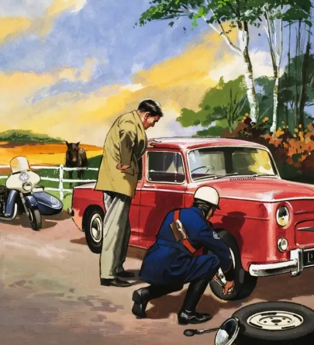 Framed Print : RAC repairman Framed Print : RAC repairman