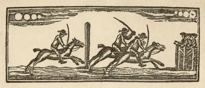 Framed Print : The Race Finish 1775 Framed Print : The Race Finish 1775