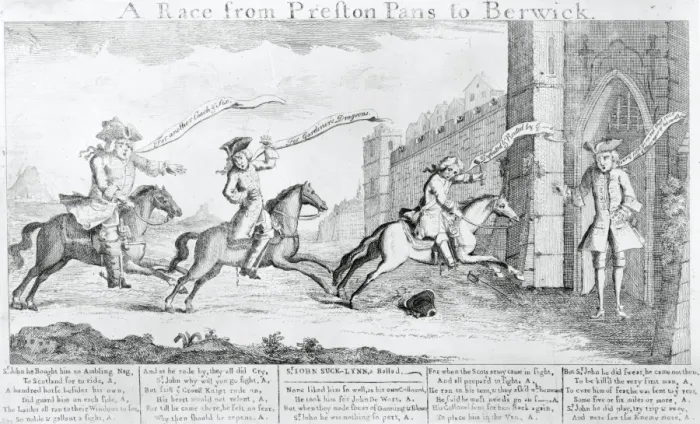 Framed Print : A Race from Preston Pans to Berwick Framed Print : A Race from Preston Pans to Berwick