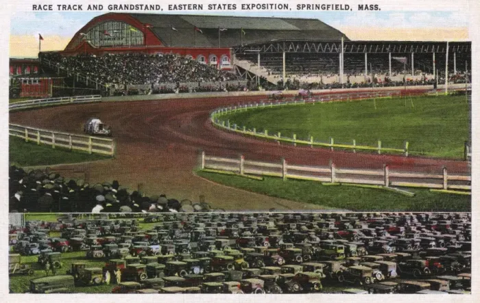 Framed Print : Race track and grandstand, Springfield, Mass, USA Framed Print : Race track and grandstand, Springfield, Mass, USA