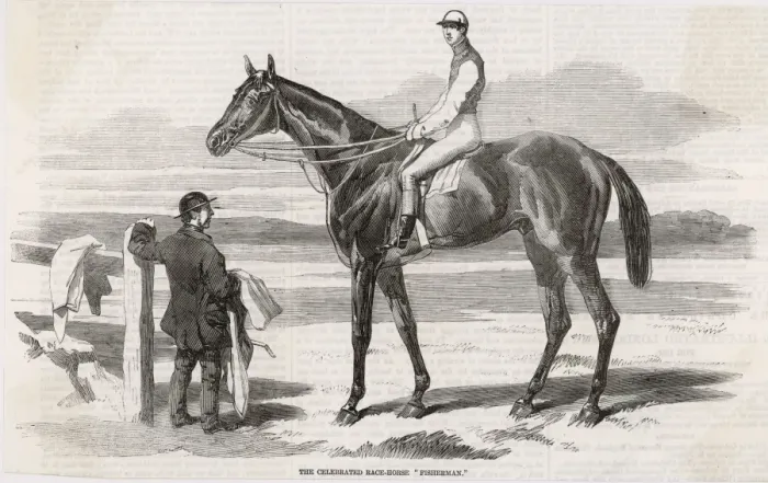 Framed Print : RACEHORSE FISHERMAN Framed Print : RACEHORSE FISHERMAN