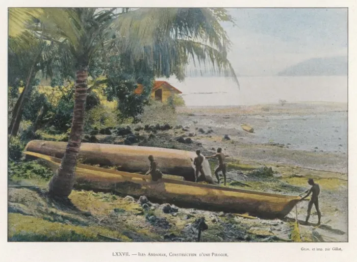 Framed Print : Racial / Andamans 1890S Framed Print : Racial / Andamans 1890S