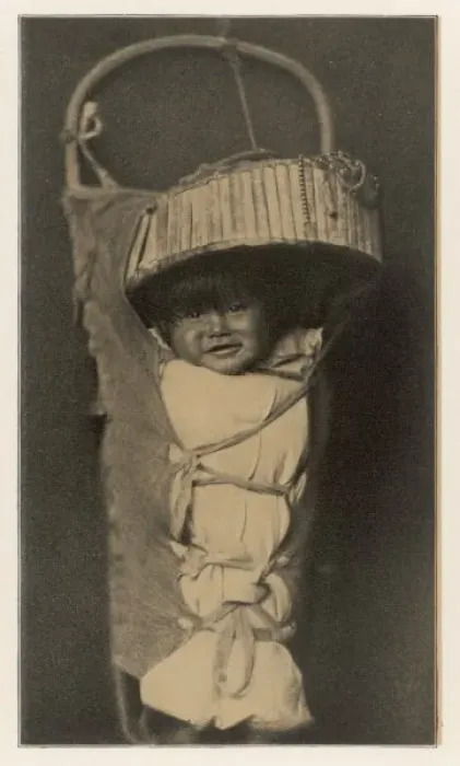 Framed Print : Racial  /  Apache Baby 1903