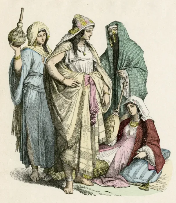 Framed Print : Racial / Arabs / Women 19C Framed Print : Racial / Arabs / Women 19C