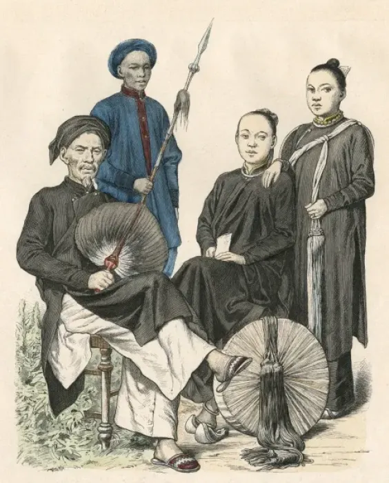 Framed Print : Racial / Asia / Vietnam 19C Framed Print : Racial / Asia / Vietnam 19C