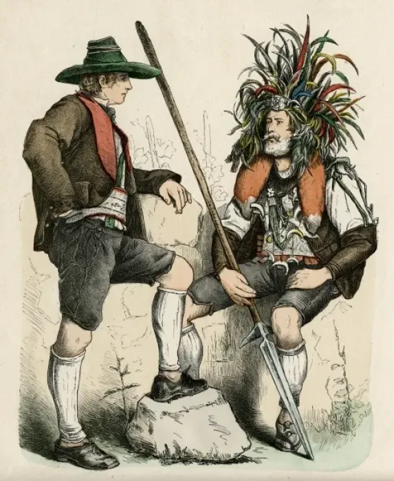 Framed Print : Racial / Austria / Peasants Framed Print : Racial / Austria / Peasants