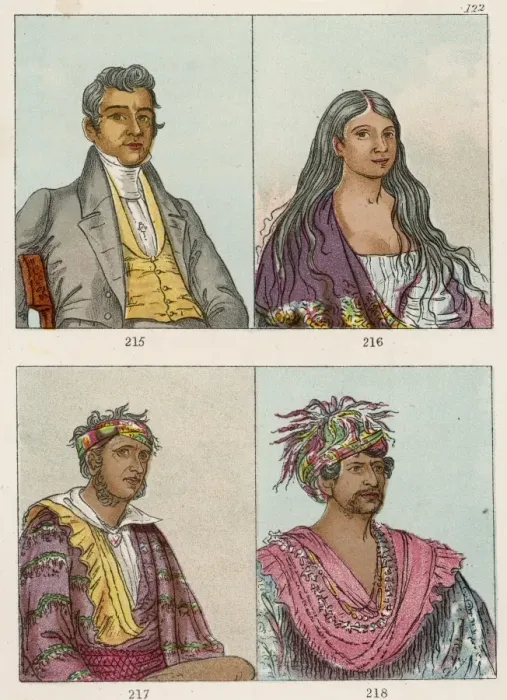 Framed Print : Racial / Cherokee Group Framed Print : Racial / Cherokee Group