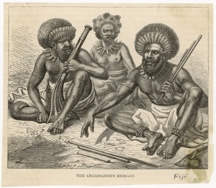 Framed Print : Racial / Fiji / Message 19C Framed Print : Racial / Fiji / Message 19C