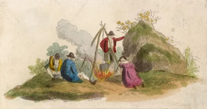 Framed Print : Racial / Gipsies 1803 Framed Print : Racial / Gipsies 1803