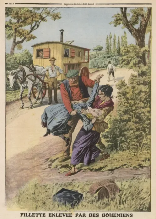 Framed Print : Racial / Gipsies / Stealing Framed Print : Racial / Gipsies / Stealing