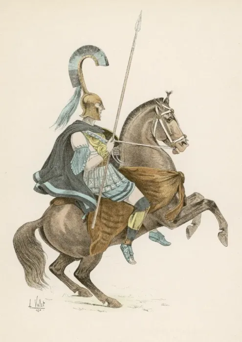 Framed Print : Racial / Greek Horseman Framed Print : Racial / Greek Horseman