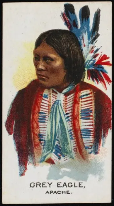 Framed Print : Racial  /  Grey Eagle  /  Apache