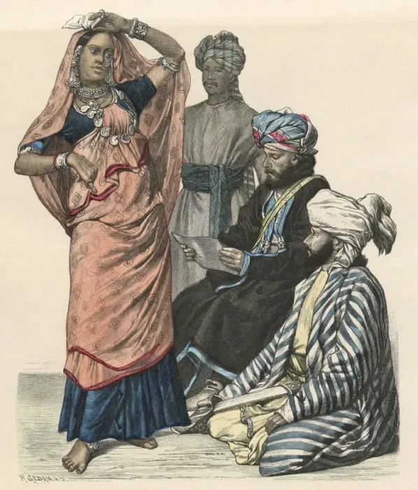 Framed Print : Racial / India / Dancer 1880 Framed Print : Racial / India / Dancer 1880
