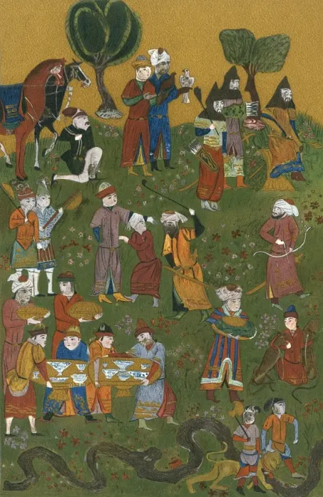 Framed Print : Racial / Iran / Garden 15C Framed Print : Racial / Iran / Garden 15C