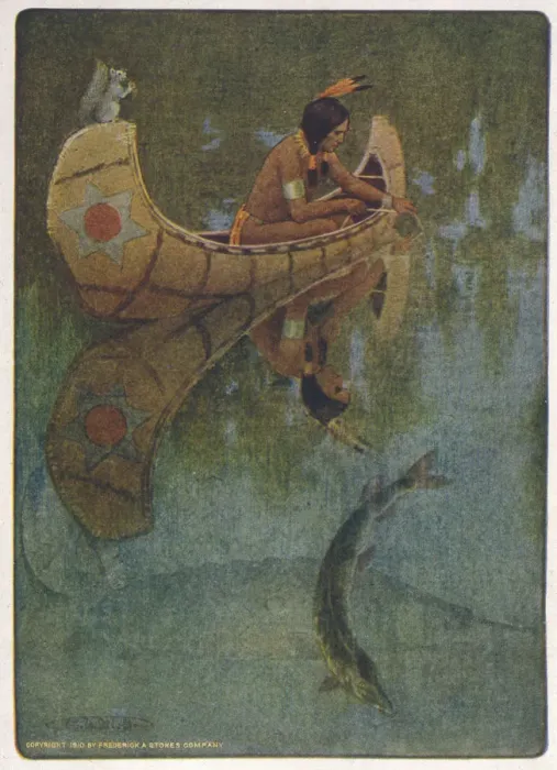 Framed Print : RACIAL / IROQUOIS FISHING Framed Print : RACIAL / IROQUOIS FISHING