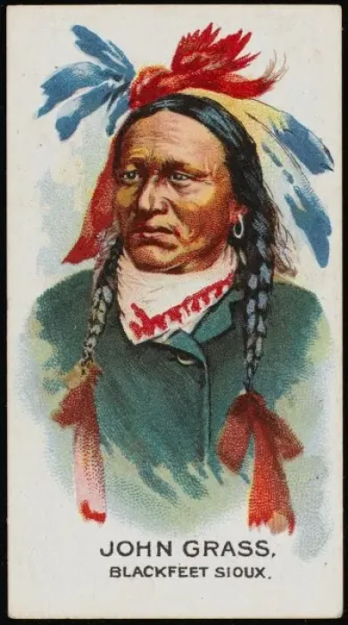 Framed Print : Racial / John Grass / Sioux Framed Print : Racial / John Grass / Sioux