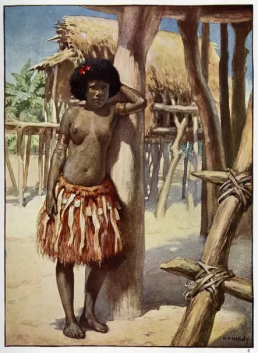 Framed Print : Racial / New Guinea 1908 Framed Print : Racial / New Guinea 1908