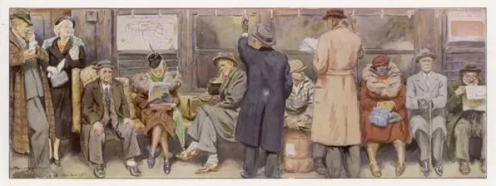 Framed Print : Racial / New York Subway Framed Print : Racial / New York Subway